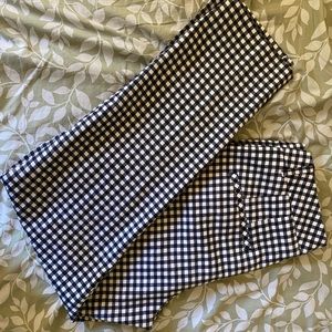 White House Black Market Checkered Pants